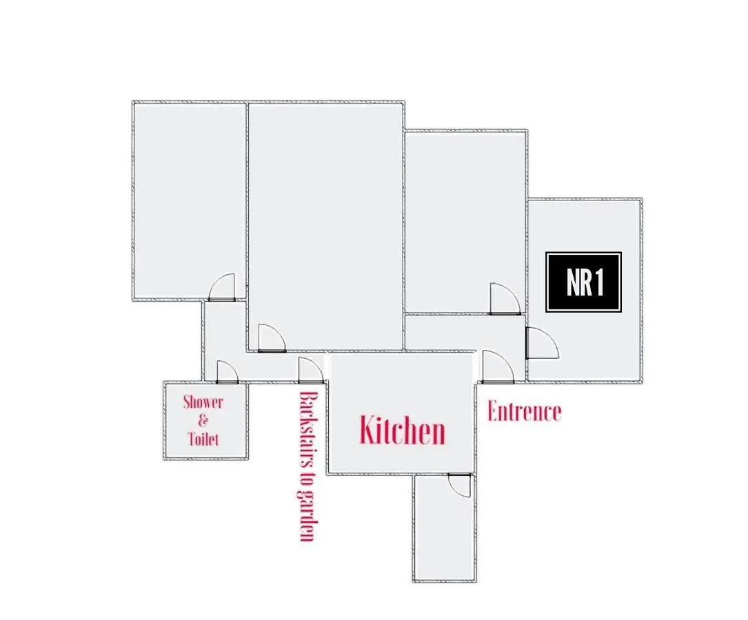 Privatunterkunft Four Individual Beautiful Spacious Rooms In Stylish Apartment Kopenhagen
